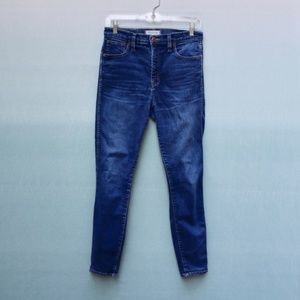 Madewell 10" High Riser Skinny Skinny Jeans Sz 28